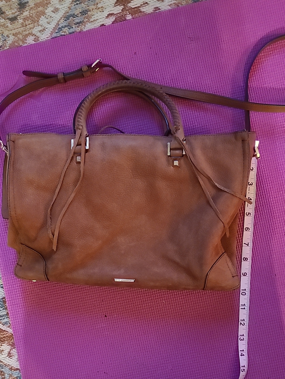 Rebecca Minkoff Brown Suede Tote - Picture 12 of 13